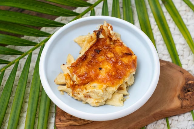 Baked Macaroni au Gratin.