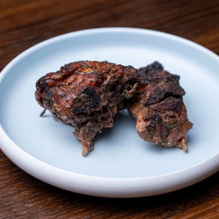 Caribbean Takeout: Jerk Chicken, Plantains, Curry Goat